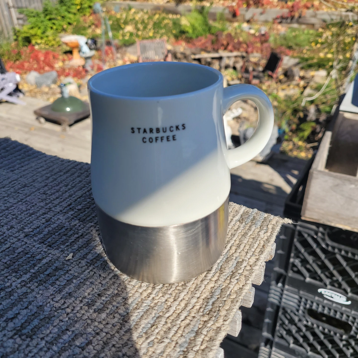 Starbucks Coffee 14oz Ceramic and Stainless Mug - photo 5