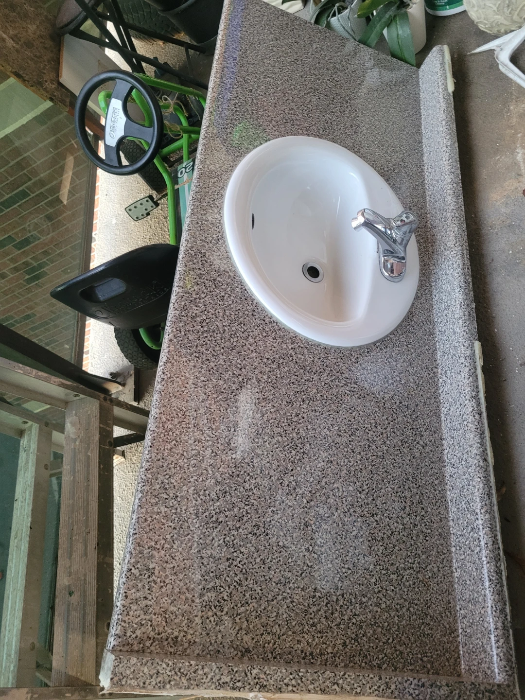 Bathroom Vanity Countertop with Sink and Faucet - photo 2