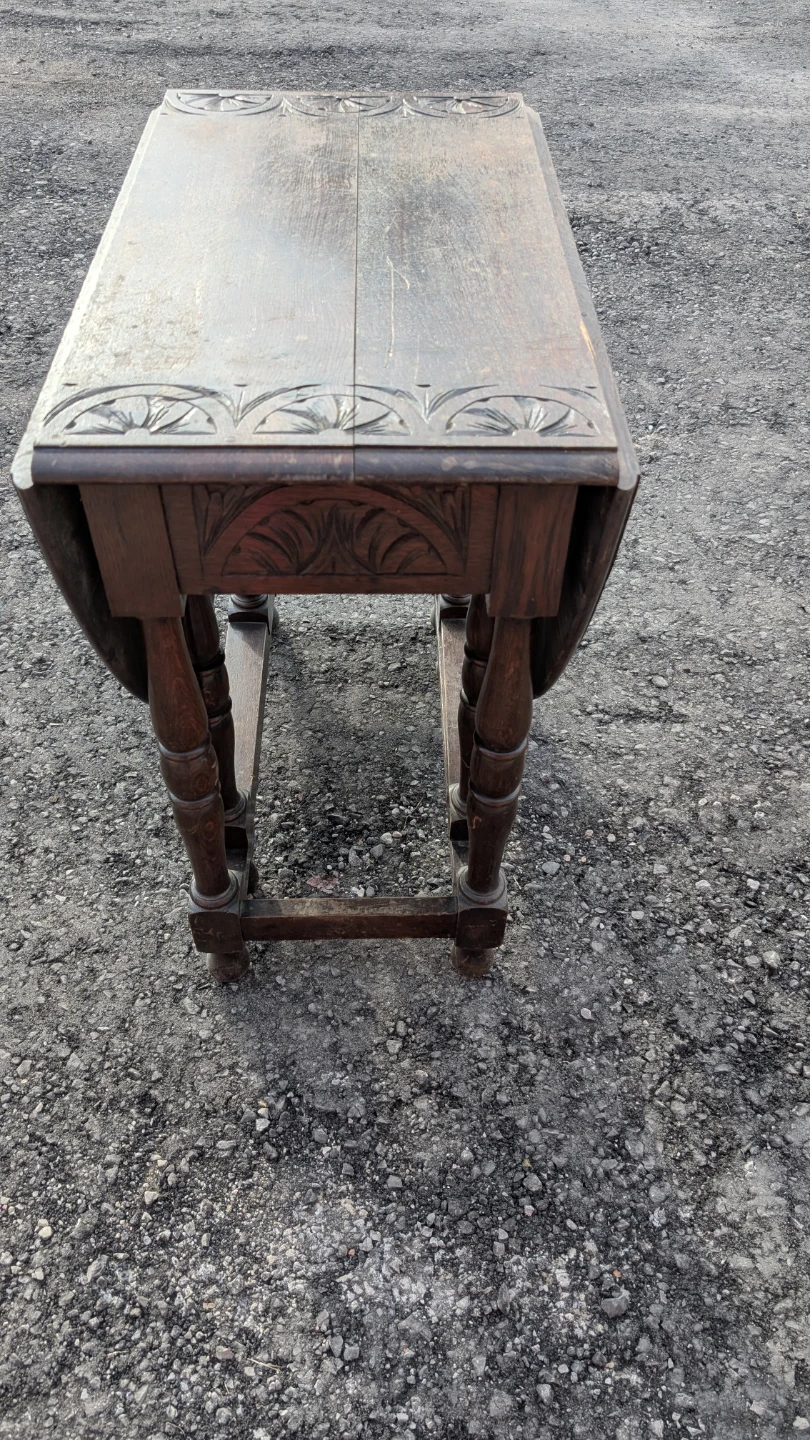 Vintage Oak Gateleg Table - photo 3
