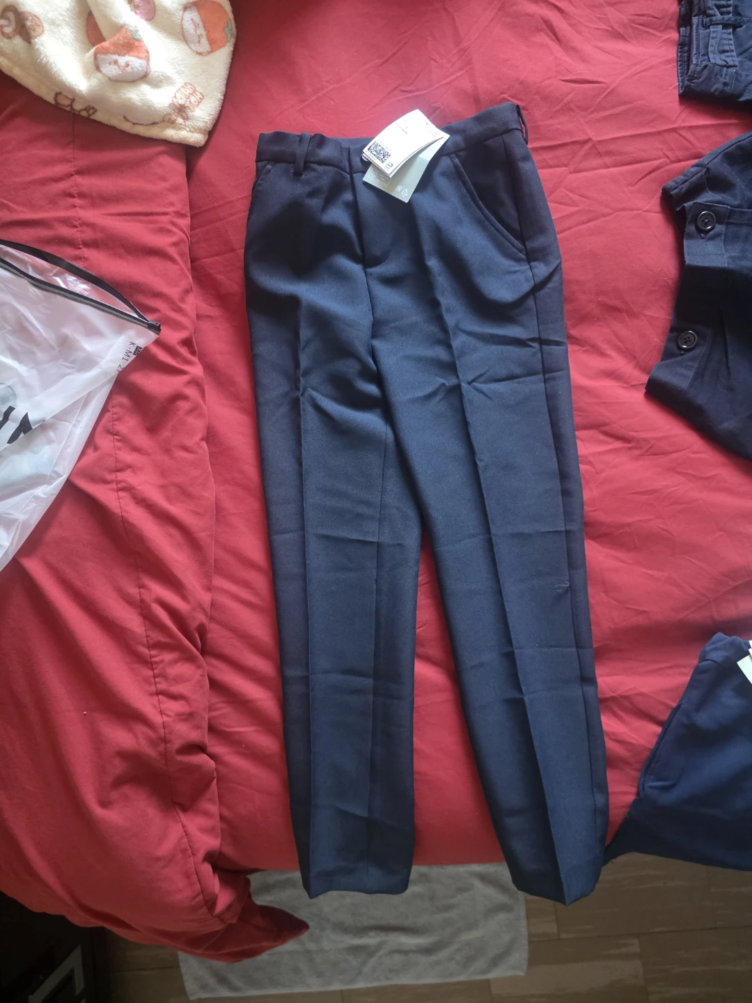 Children's Navy Dress Pants and Skirt Set
