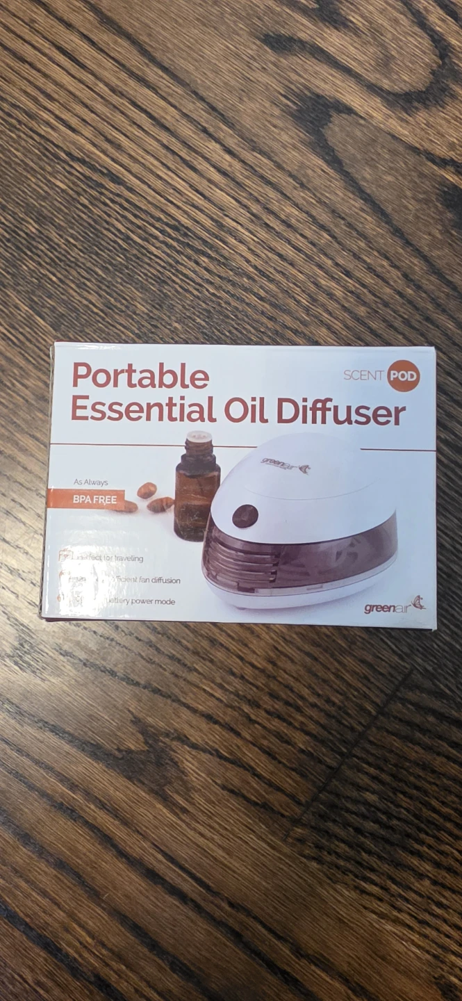 GreenAir Portable Scent Pod Essential Oil Diffuser