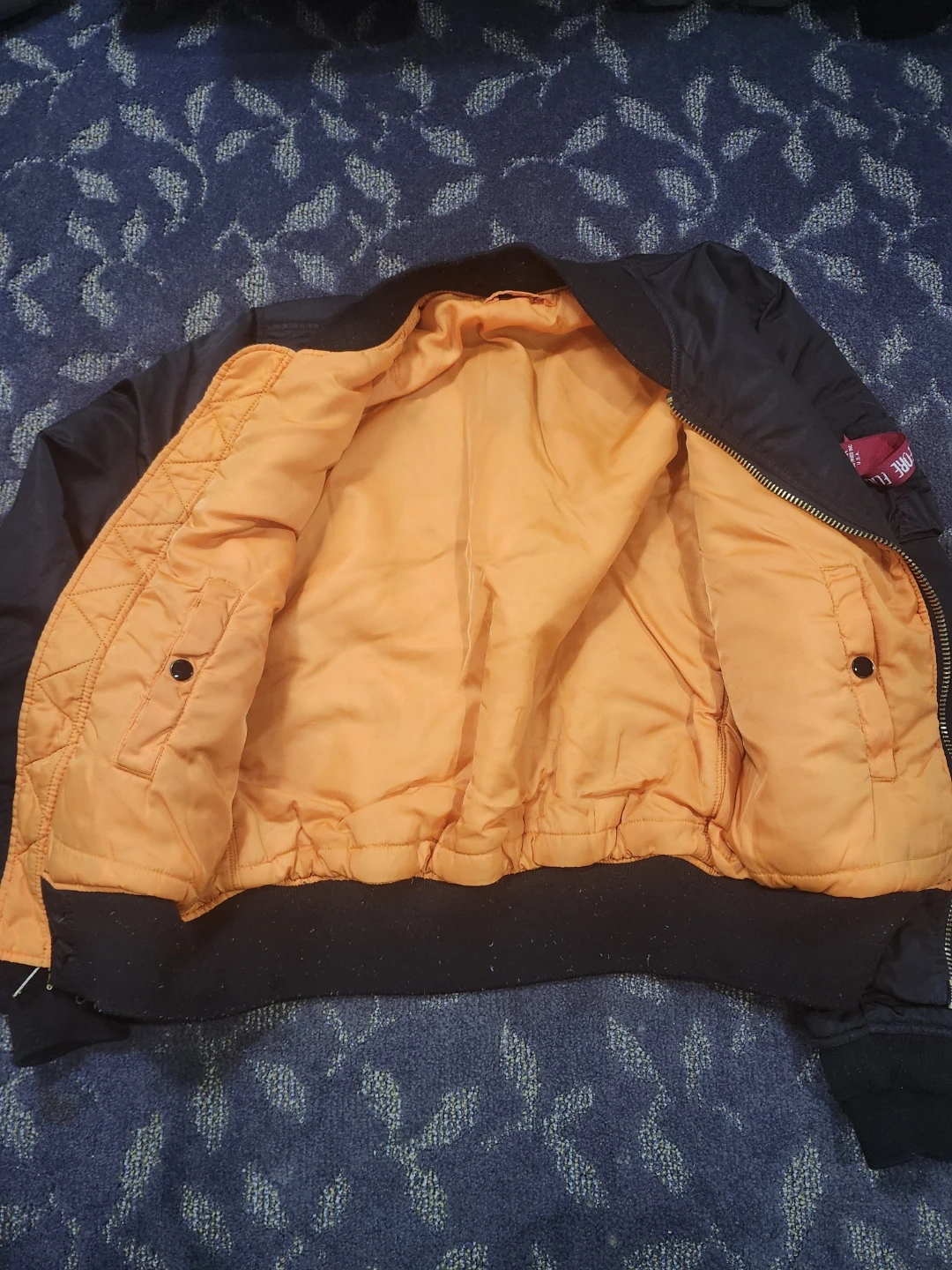 Alpha Industries Slim Fit Bomber Jacket Black - photo 5