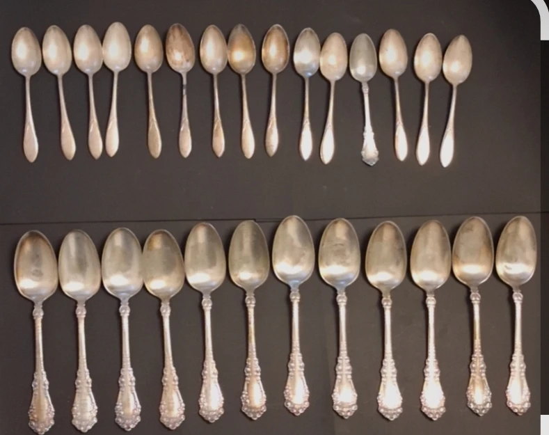 Antique 1847 Rogers Bros Silverware lot - photo 2