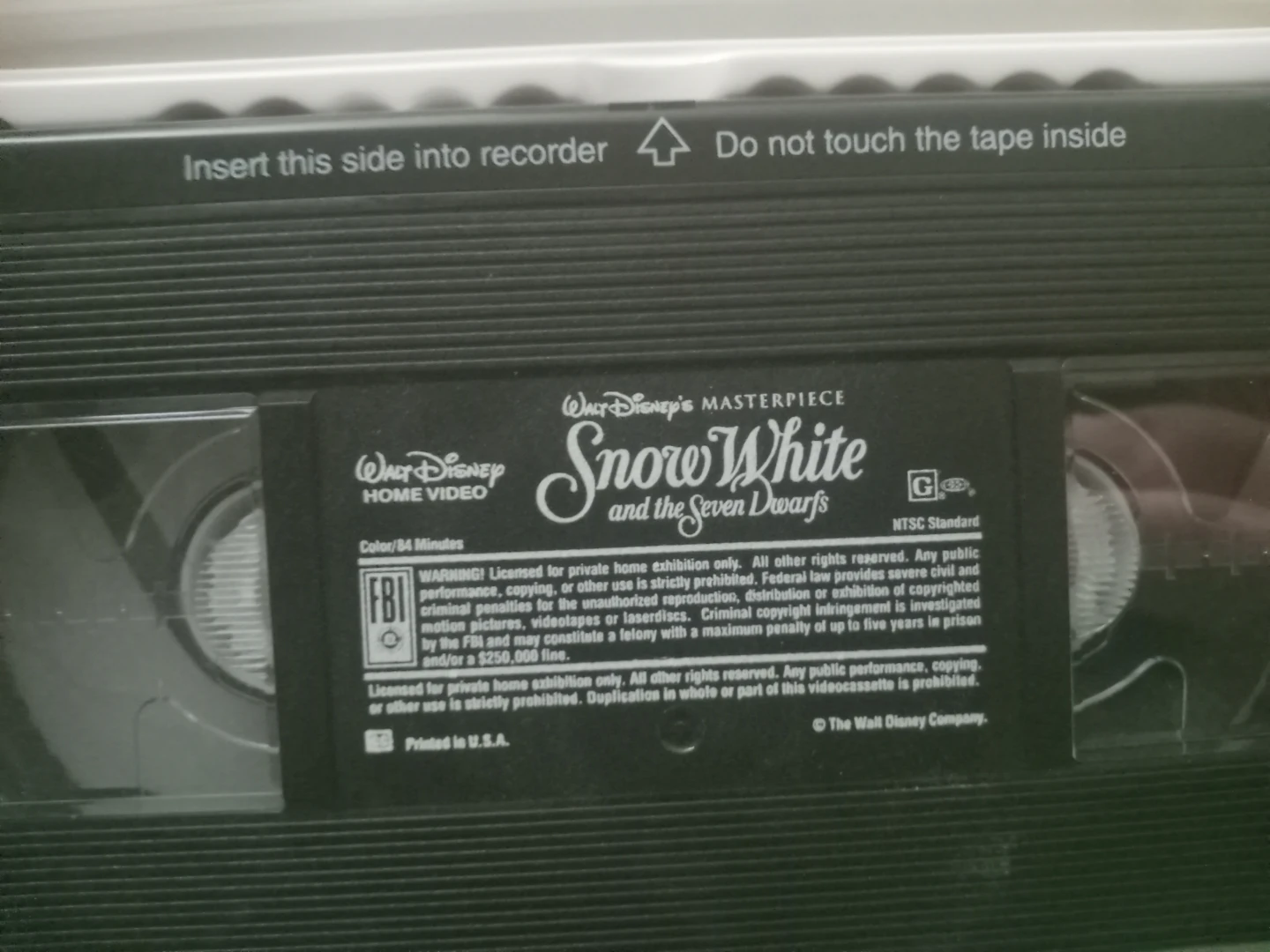 Snow white and the seven dwarfs masterpiece VHS - photo 3