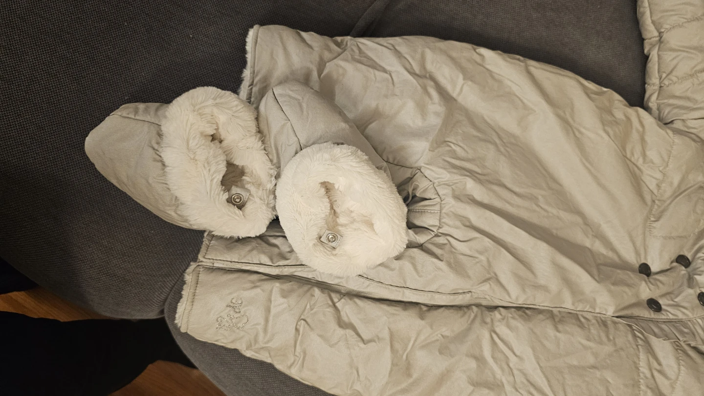 3 Pommes Beige Baby Snowsuit
