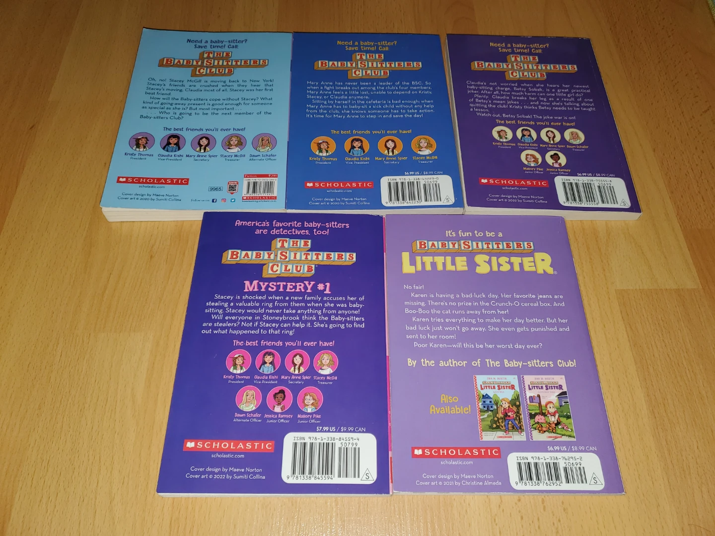 ($3 each) The Baby-Sitters Club chapter paperback books - photo 5