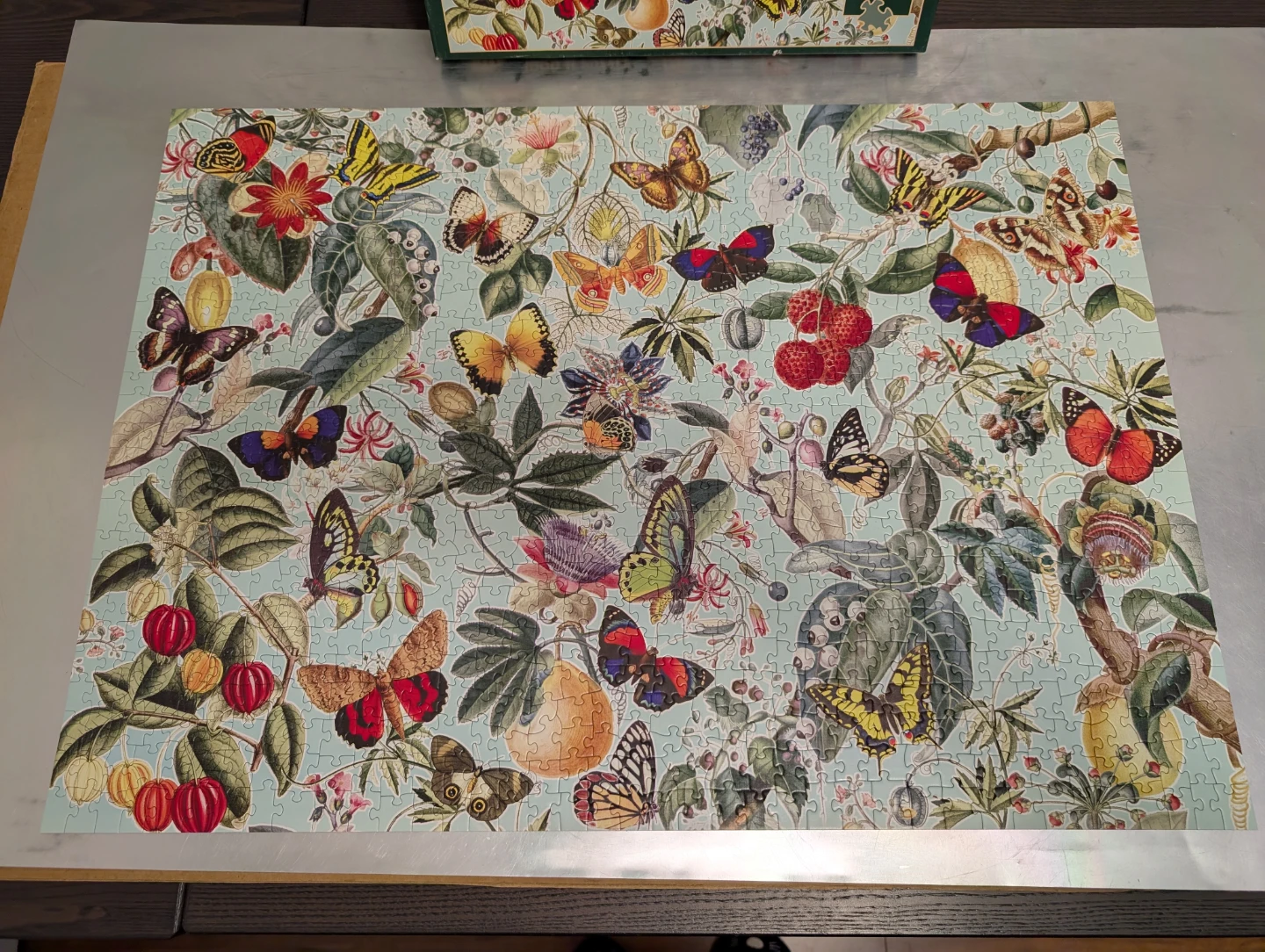 Fruit and Flutterbies 1000 Piece Jigsaw Puzzle 🧩 - photo 2