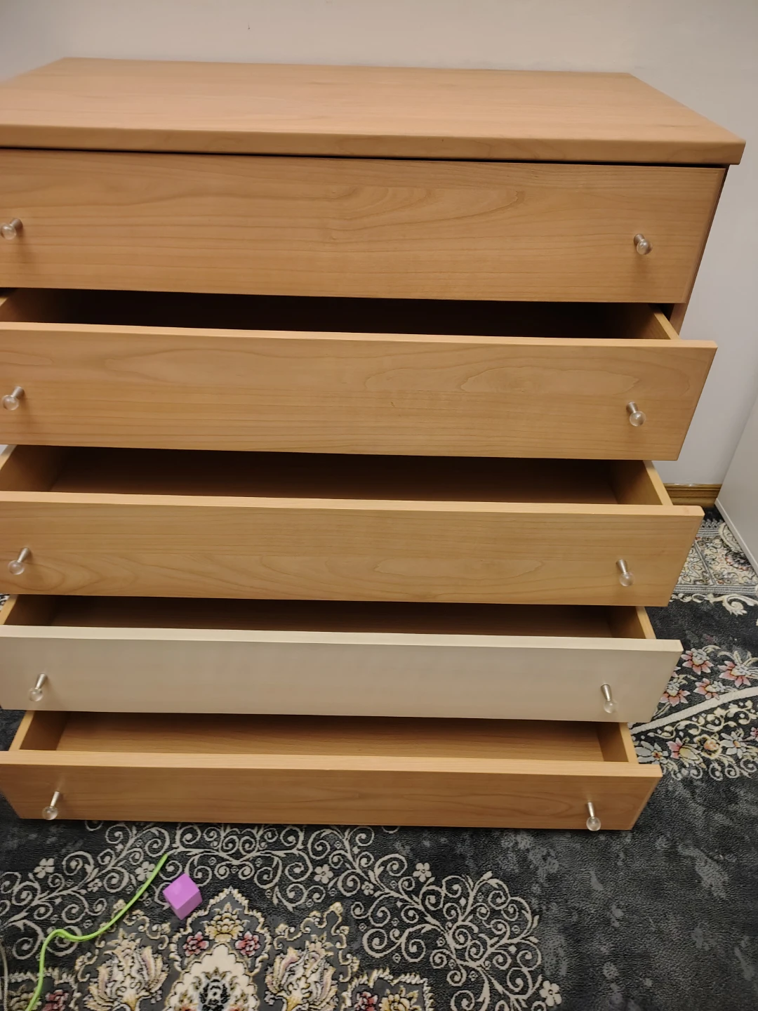 5-Drawer Wood Dresser - photo 4