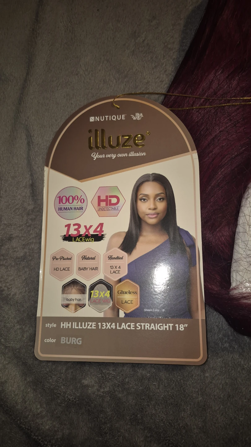 Nutique Illuze 13x4 Lace Front Wig 18 inch Burgundy - photo 2