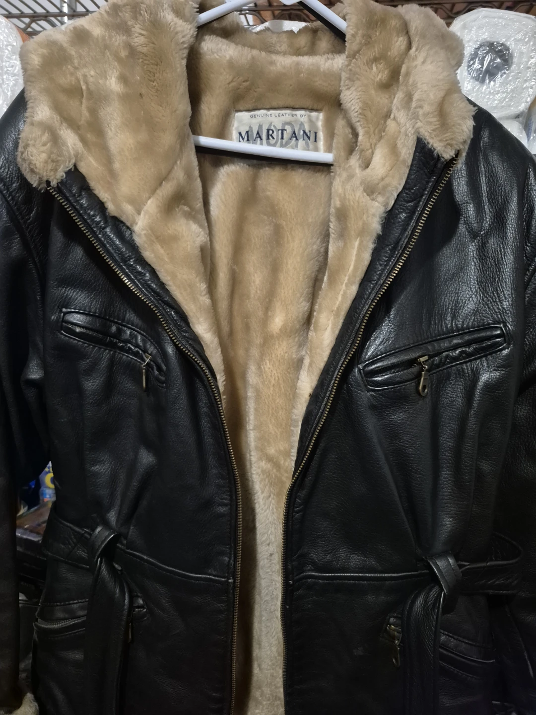 Martani Genuine Leather Hooded Jacket - photo 4