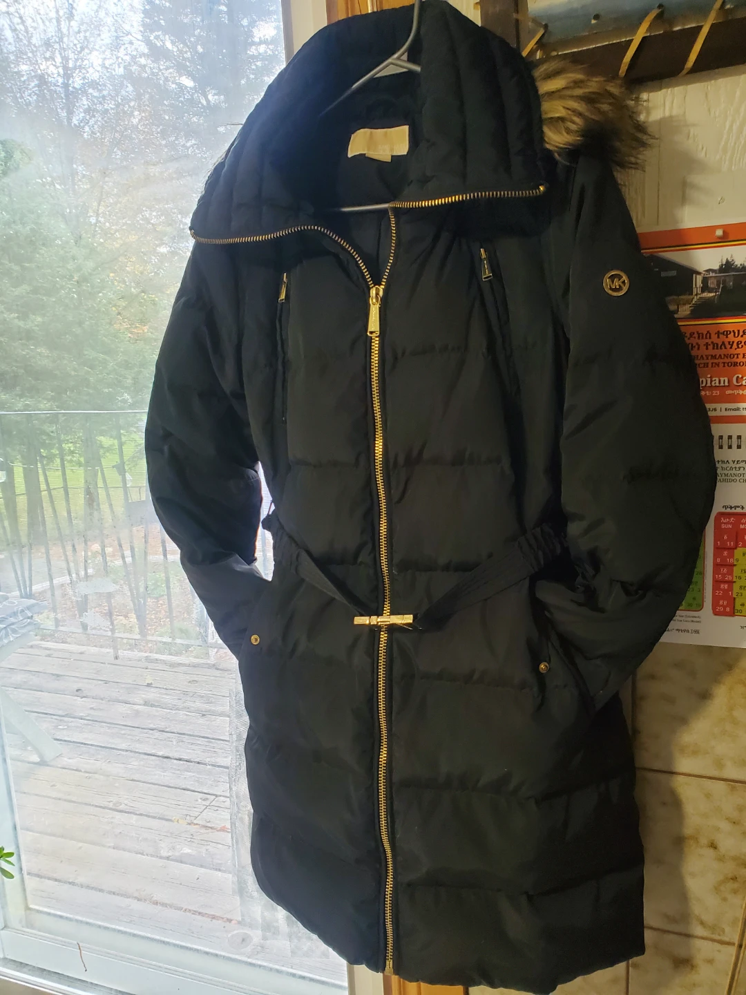 Michael Kors Down Jacket Black