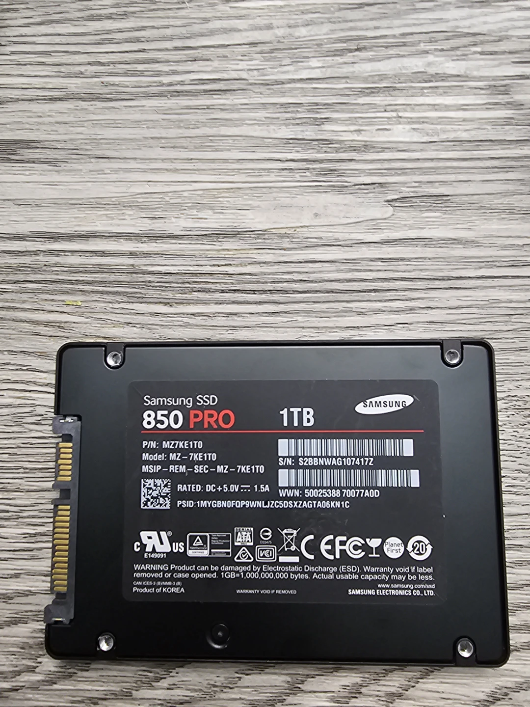Samsung 850 PRO 1TB SSD - photo 2