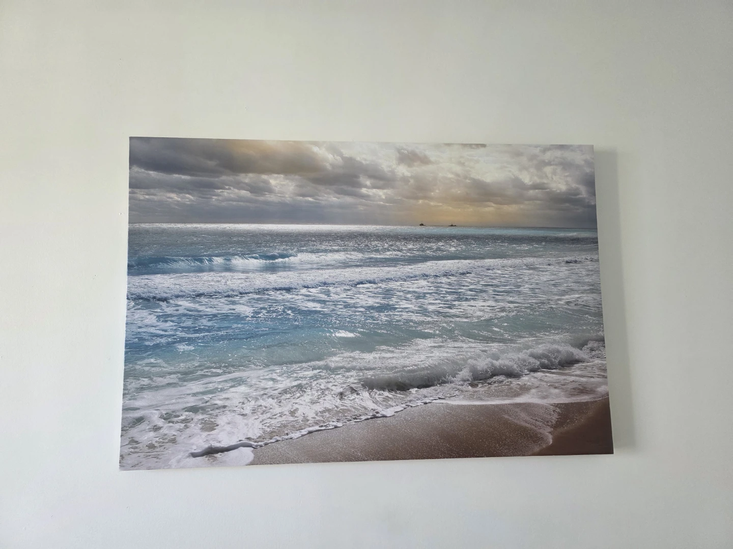Large Beach Scene Canvas Wall Art