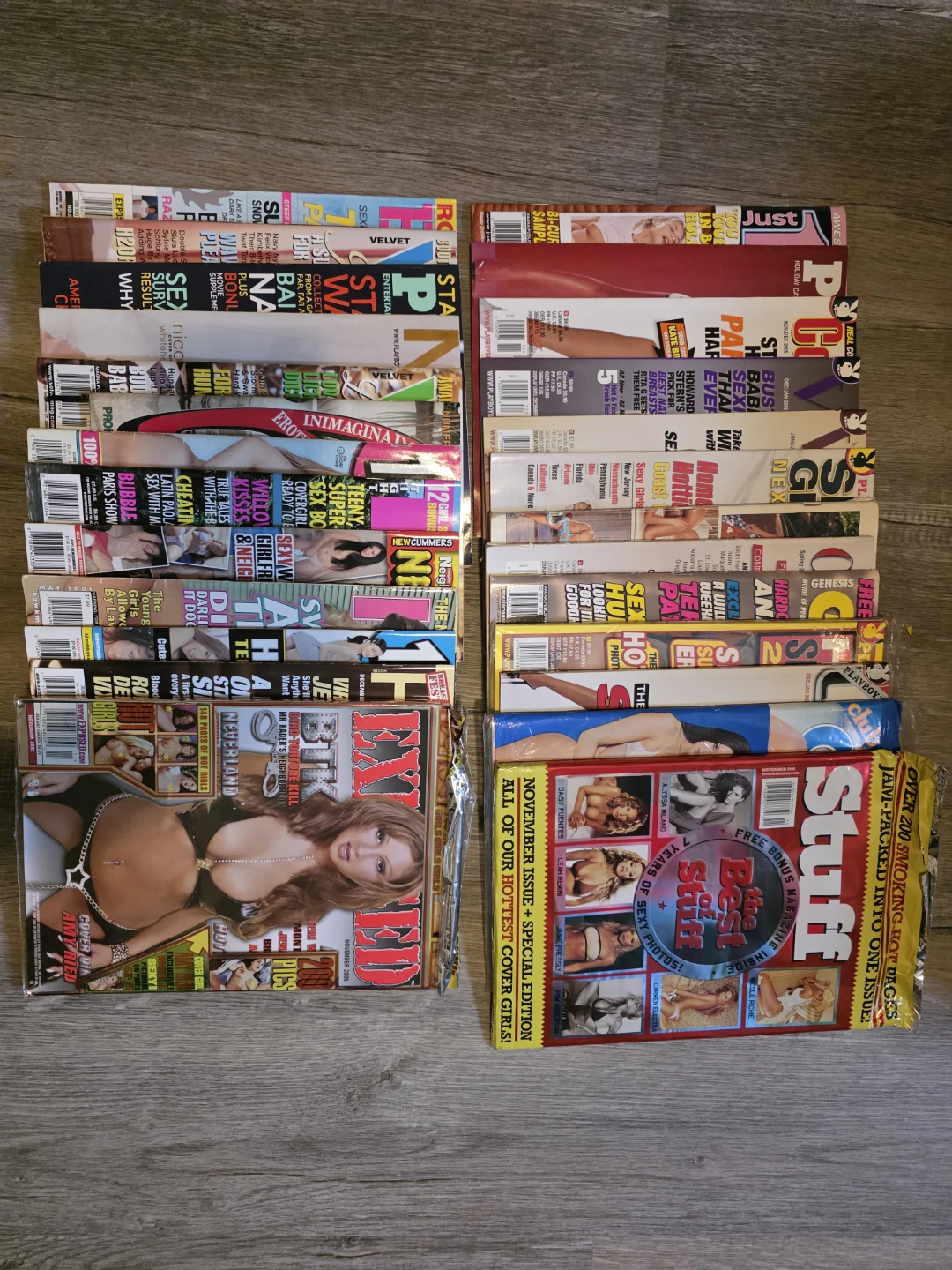 Collector items ( Playboy Magazines )