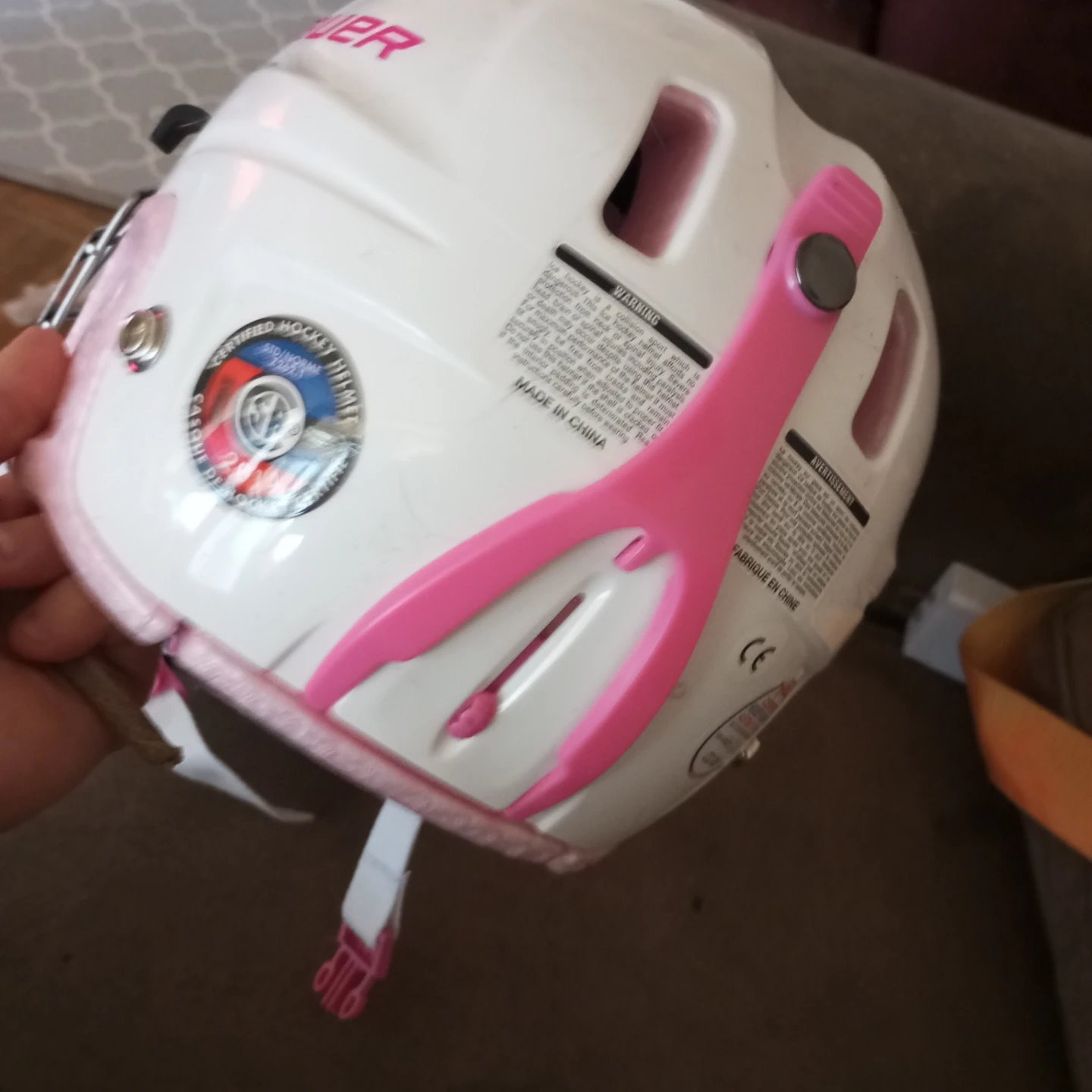 Bauer Lil Sport Hockey Helmet with Face Cage - photo 4