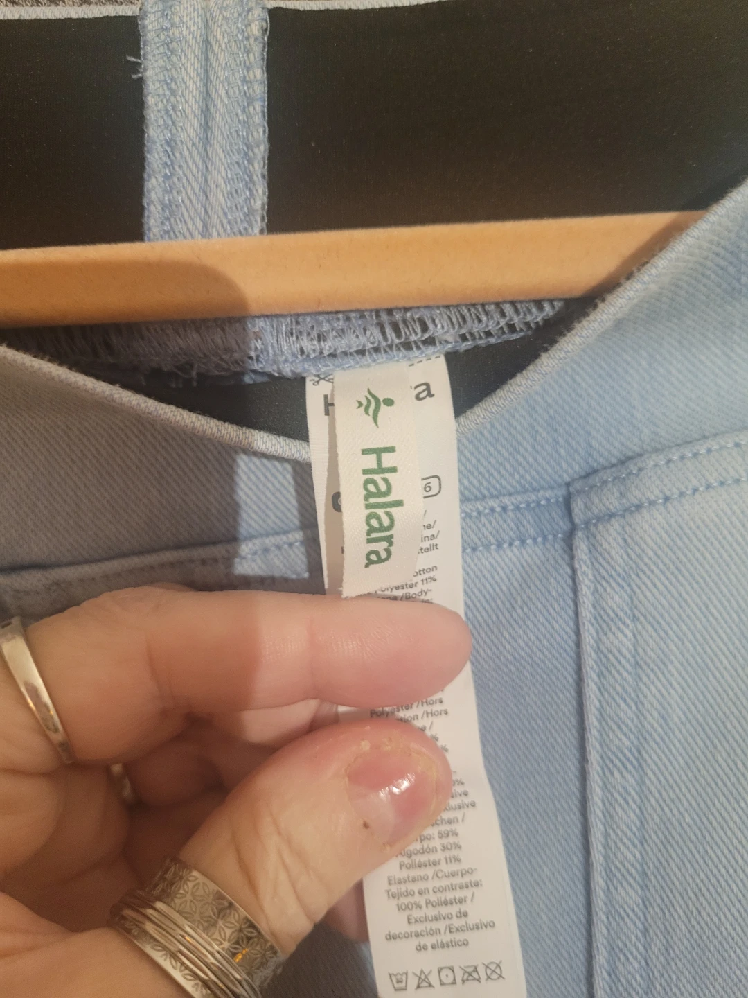 Halara Cargo Pants Light Blue Large Tall - photo 4