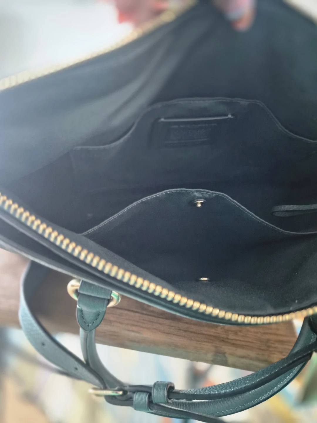 Coach Dark Green Leather Handbag - photo 4