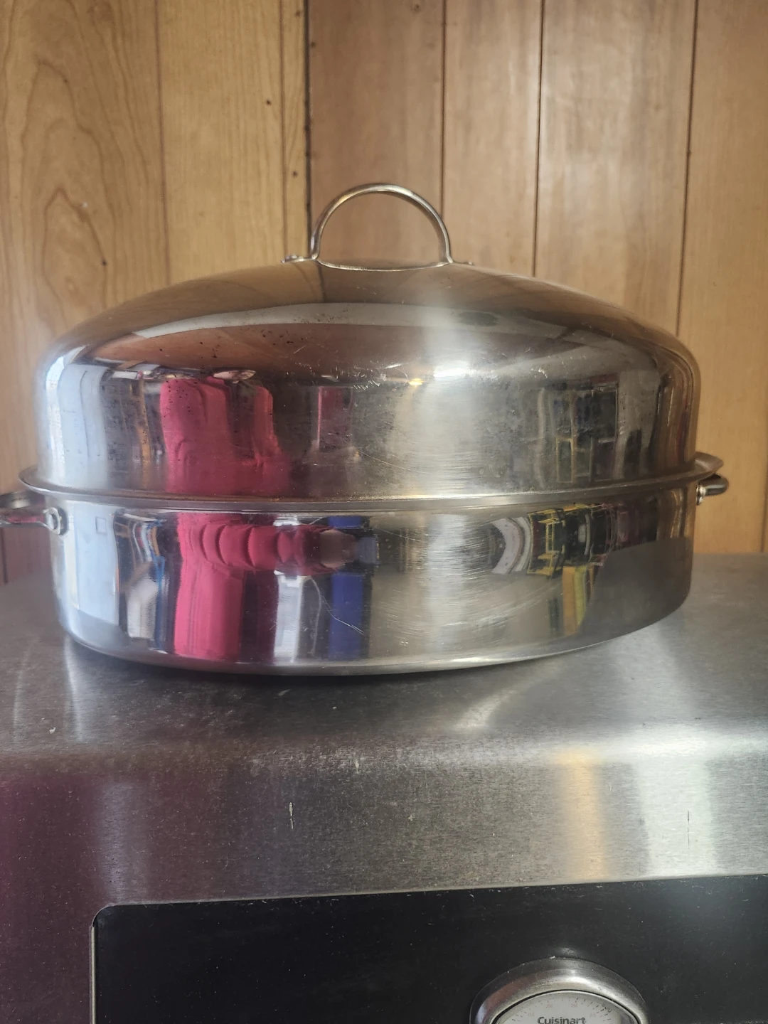 Stainless Steel Roaster with Lid