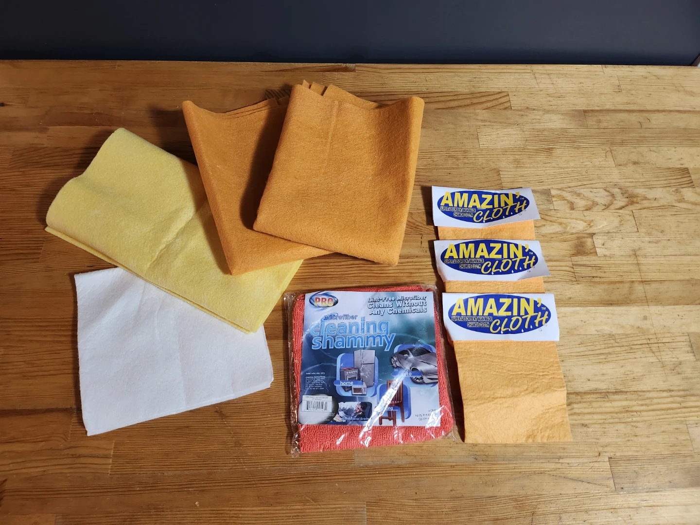 Amazin' Cloth Pro Microfiber Cleaning Shammy Chamois Cloths