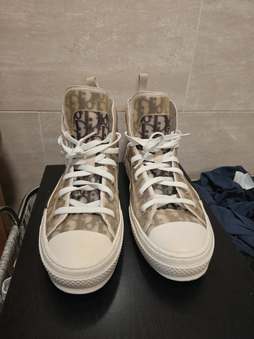 Dior B23 High Top Oblique Sneakers