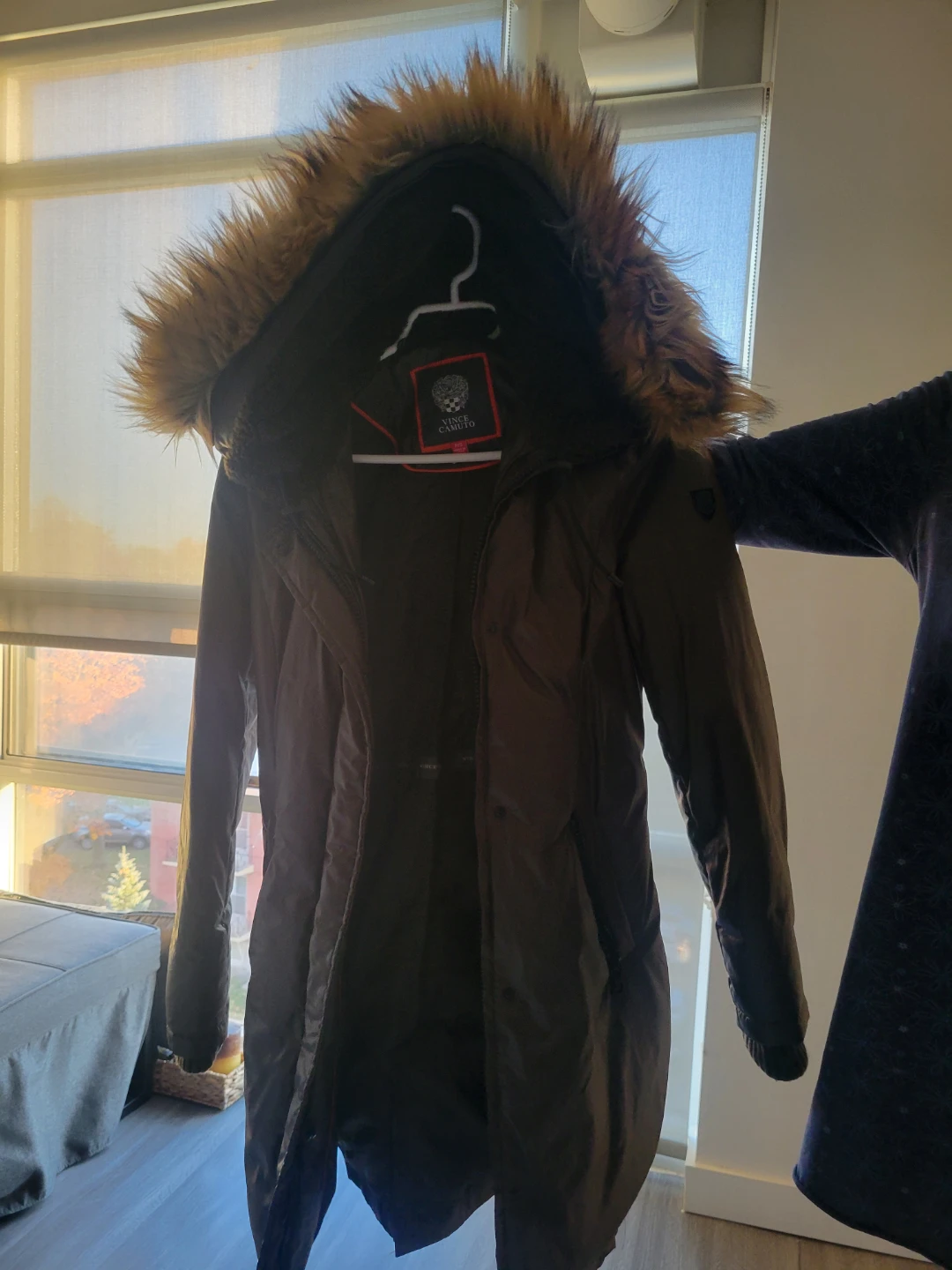 Vince Camuto Green Winter Parka