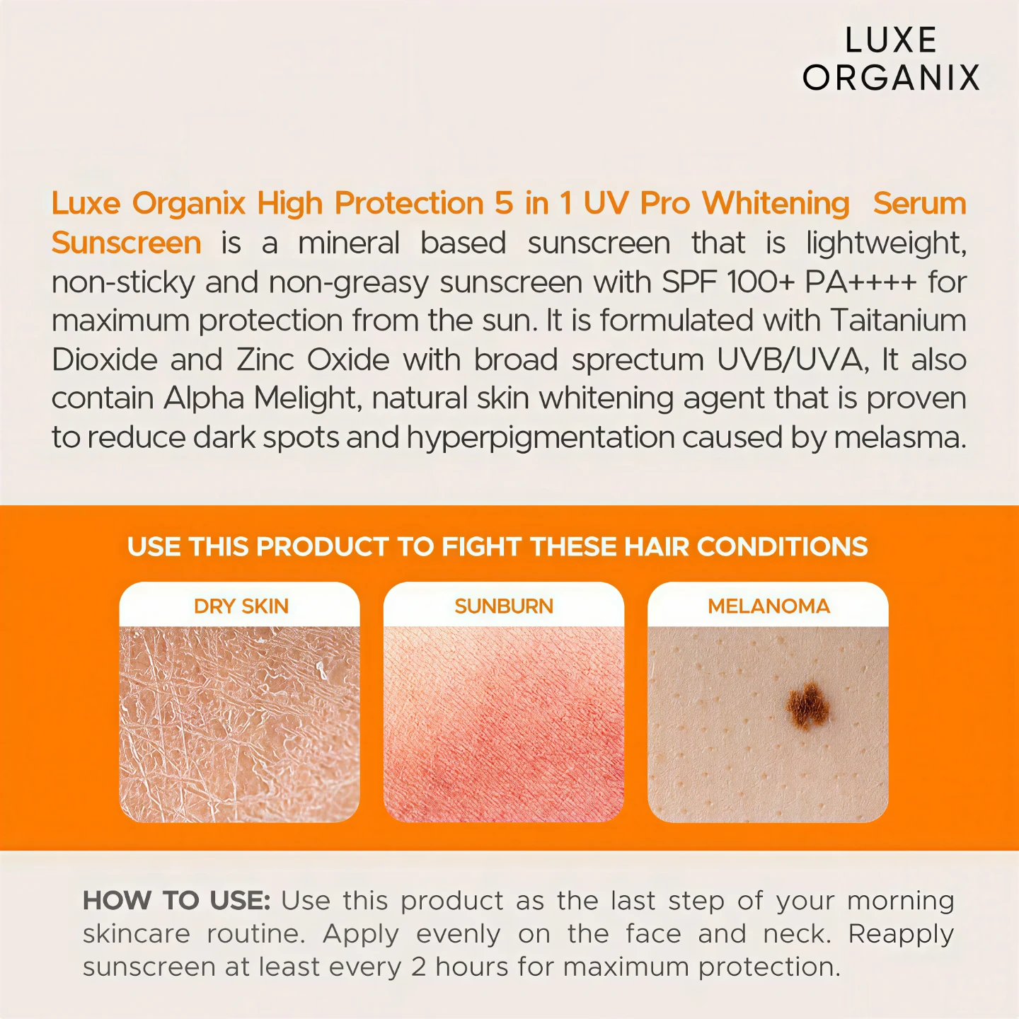 5in1 UV Pro Whitening Serum Sunscreen SPF 100 PA+++ 40ml - photo 4