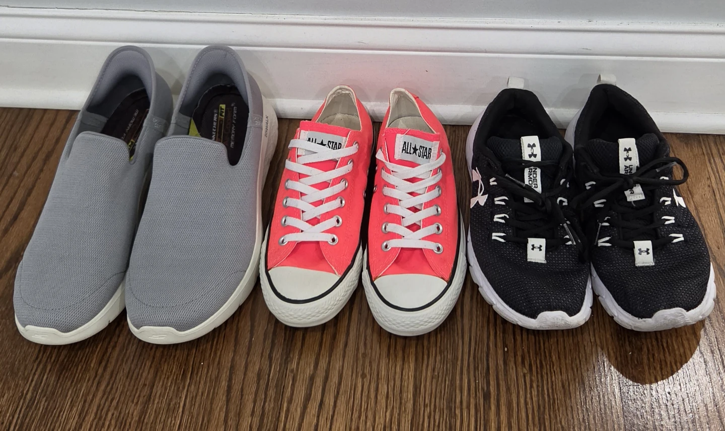 Lot of 3 Pairs of Sneakers