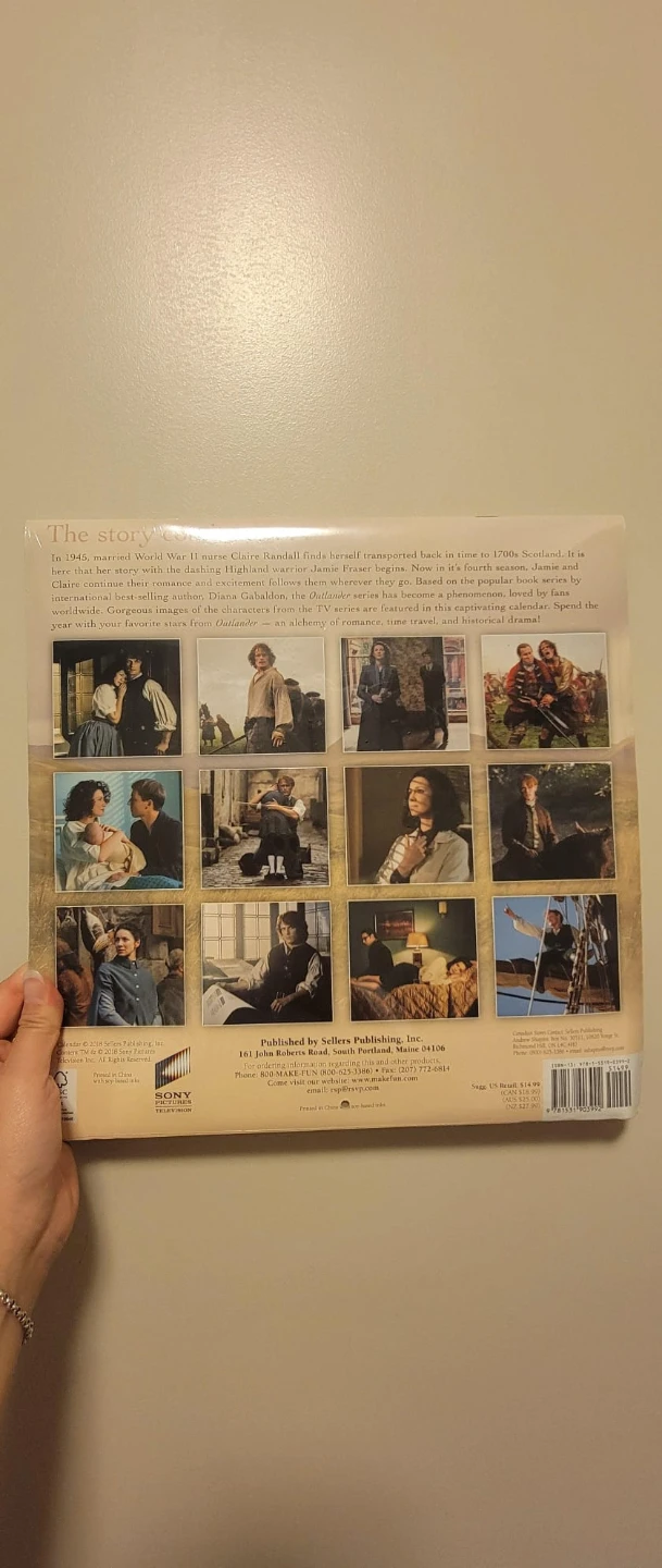 Outlander 2019 16-Month Wall Calendar - photo 2