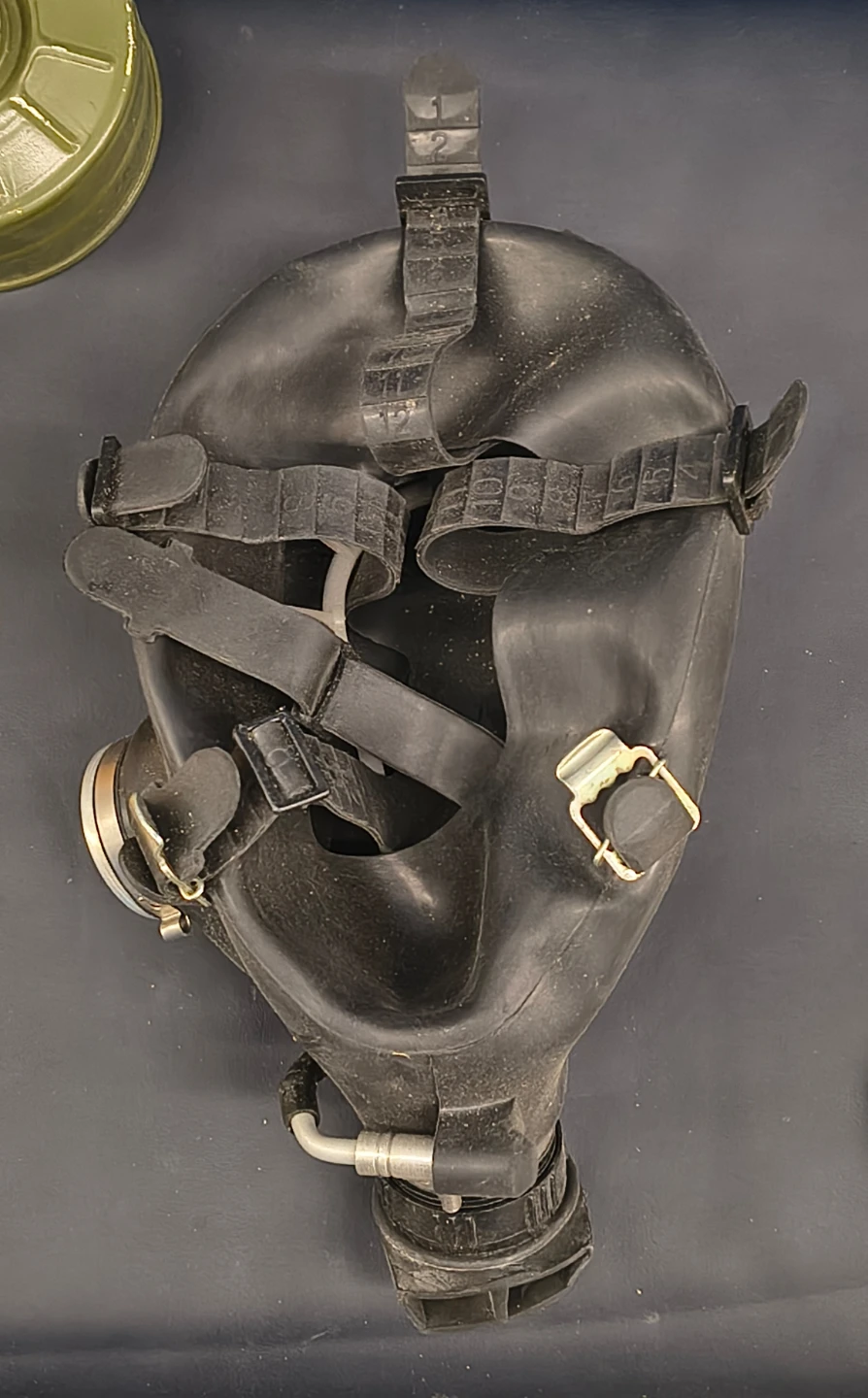 Vintage Rubber Gas Mask Set - photo 3