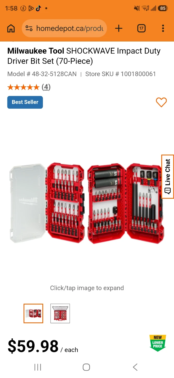 Milwaukee SHOCKWAVE Impact Duty Driver Bit Set 70-Piece - photo 3