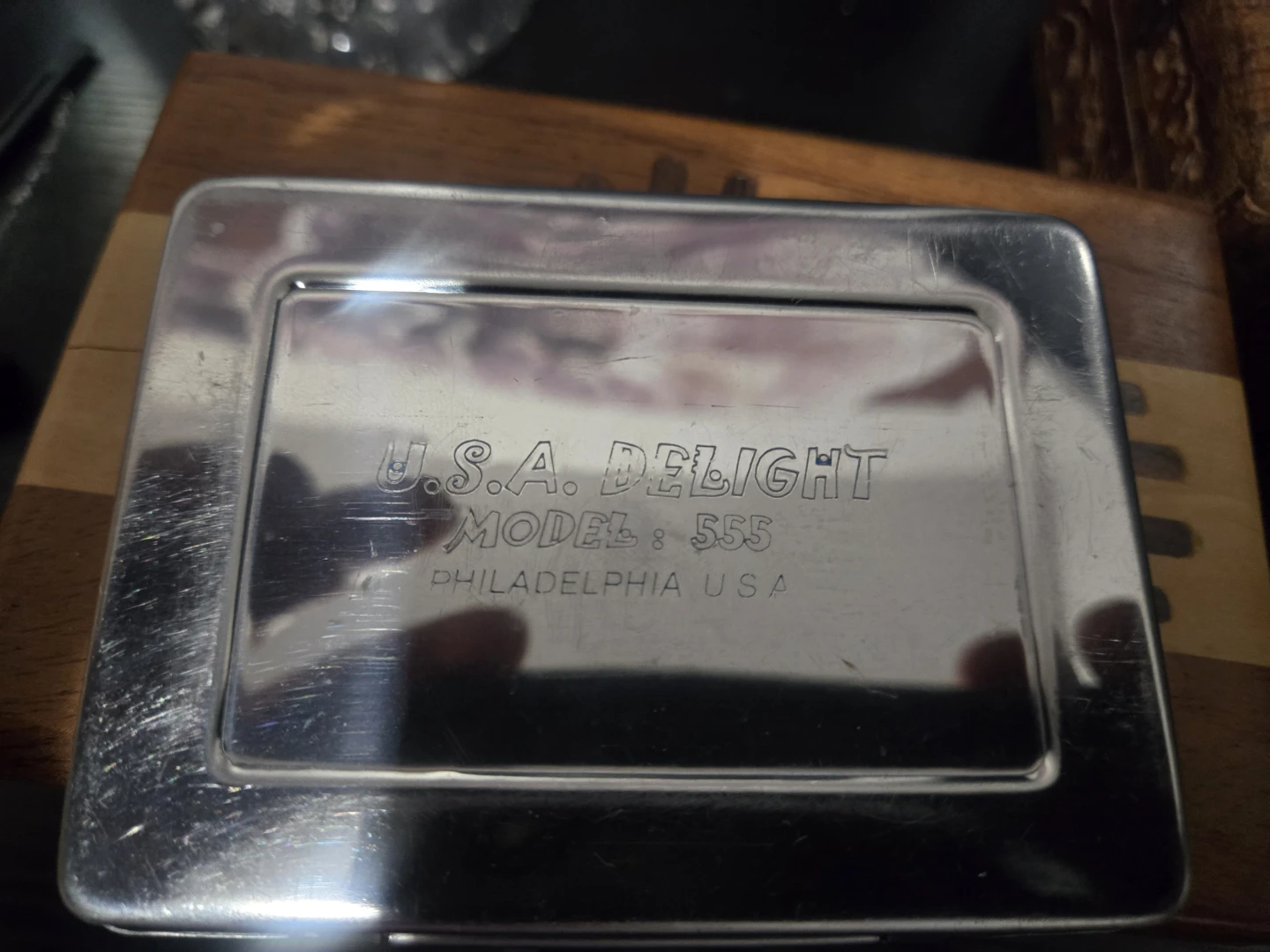 Charlie Chaplin Metal Tin Case Model 555 - photo 2