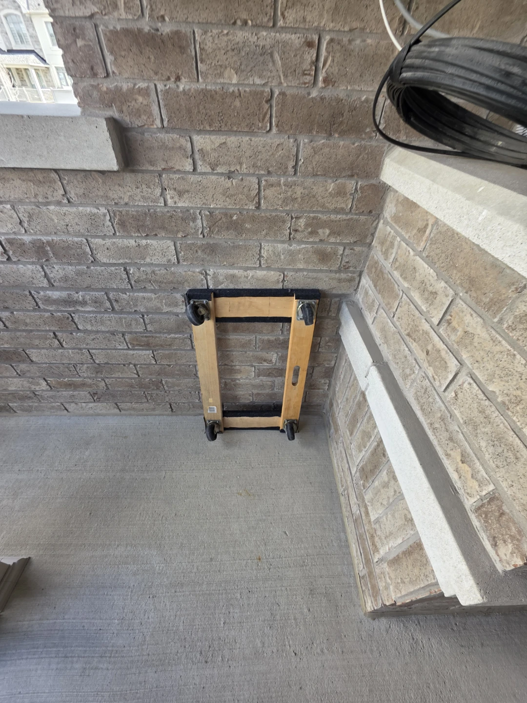 Wooden furniture moving dolly