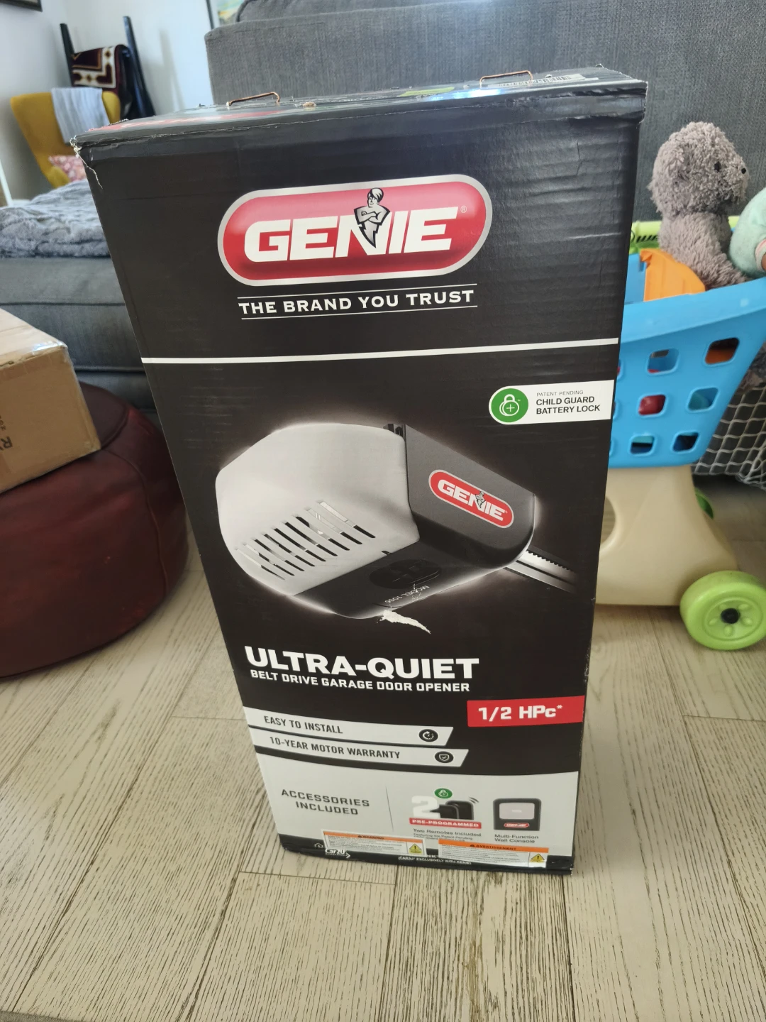Genie Ultra-Quiet 1/2 HPc Belt Drive Garage Door Opener
