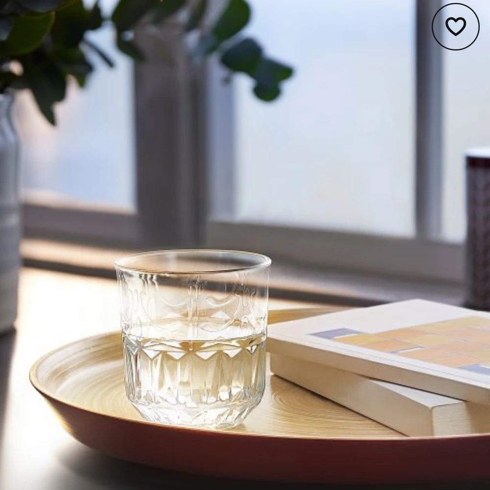 IKEA KRUSTISTEL Bamboo Round Tray - Set of 2 - photo 5