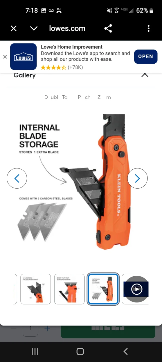 KLEIN TOOLS 2 IN 1 FLICKBLADE - photo 4