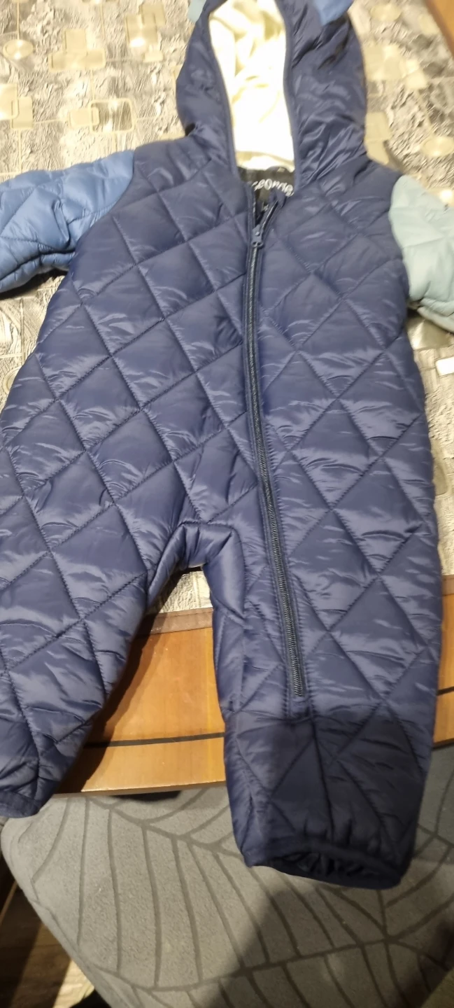 George Quilted Baby Snowsuit - photo 2