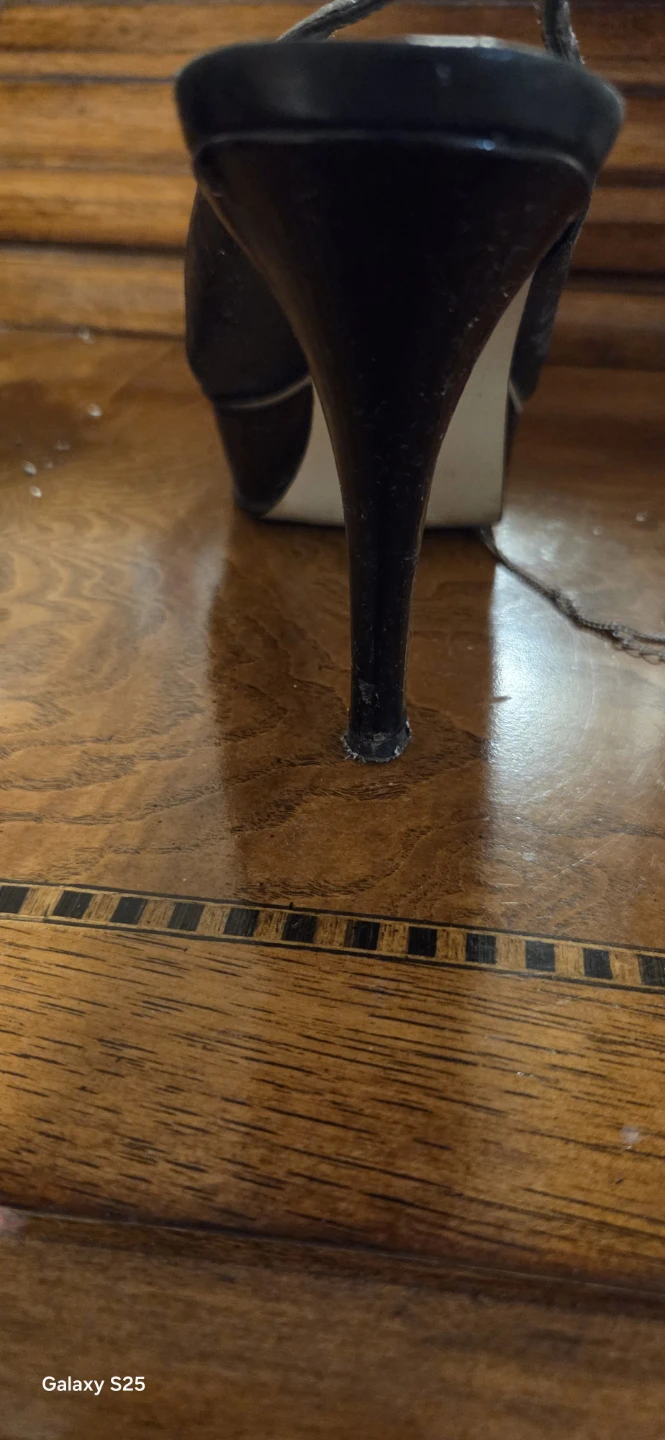Nine West Black Slingback Heels - photo 4