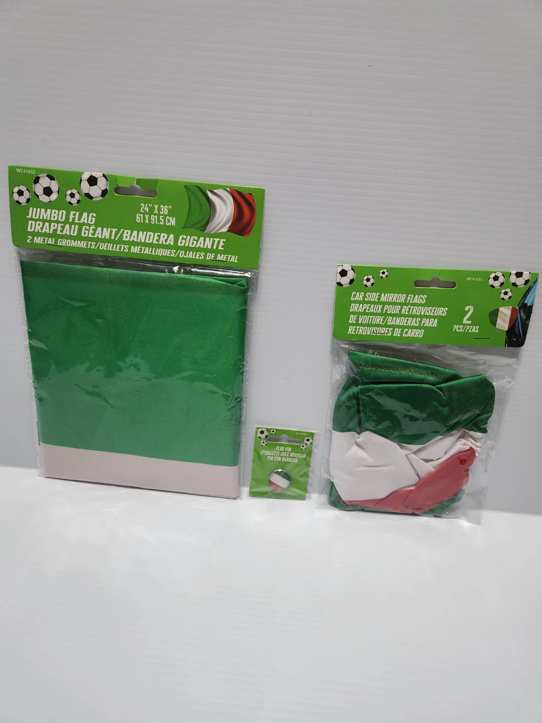 Jumbo Flag and Car Side Mirror Flags Set - photo 4