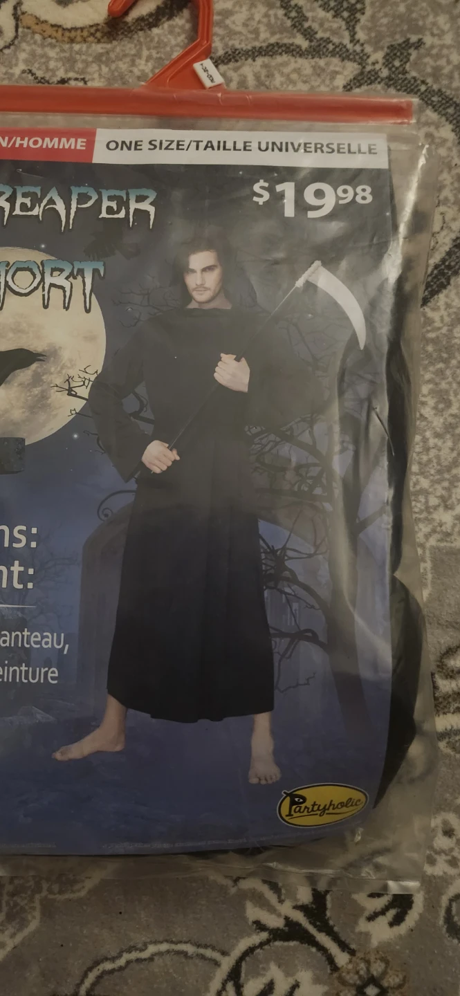 Partyholic Grim Reaper Costume One-Size - photo 2