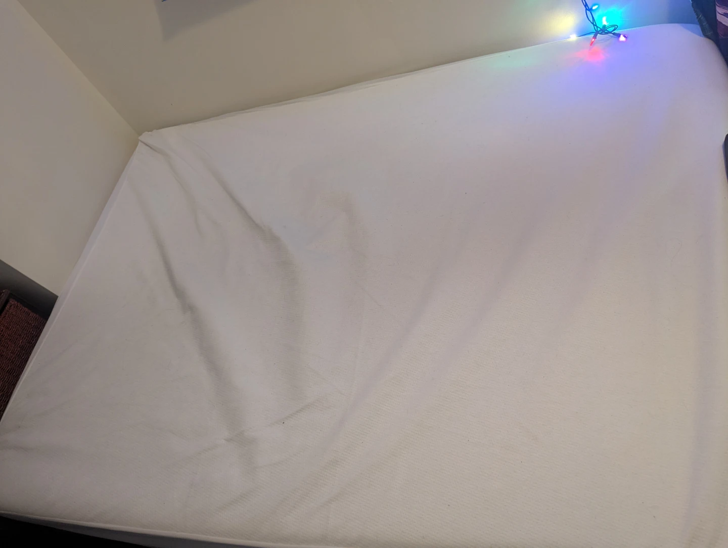 Double Mattress and Metal Frame