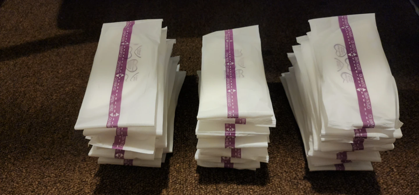 Unopened Pack of Feminine Hygiene Liners
