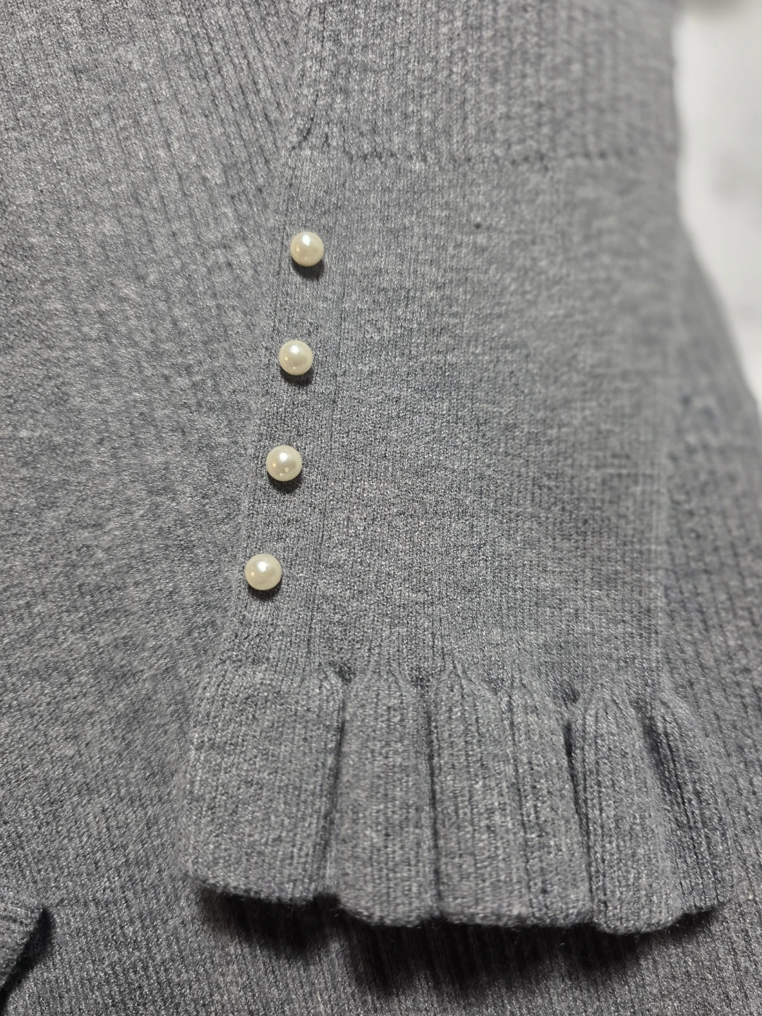 White House Black Market Gray Turtleneck Sweater XS - photo 2