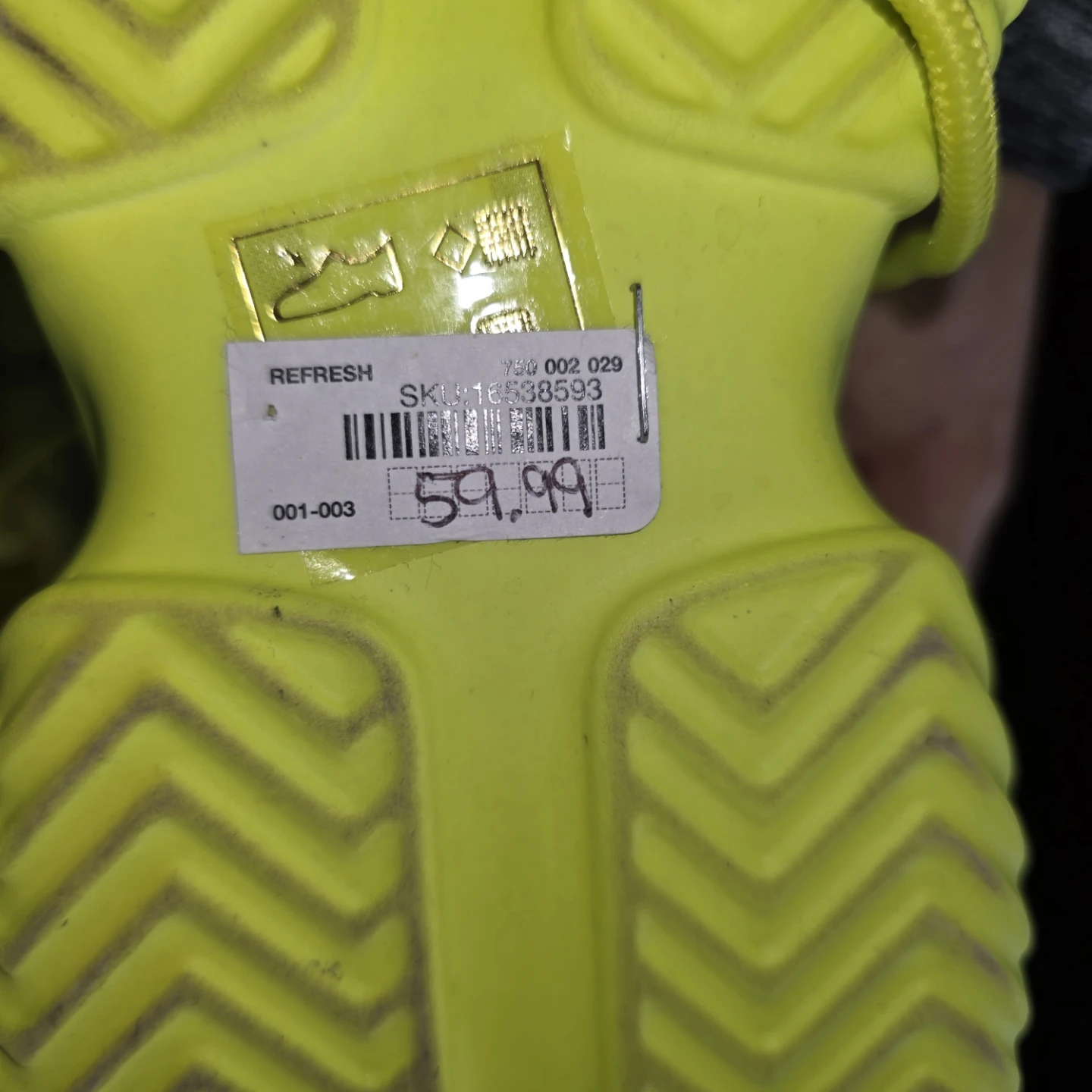 Call It Spring Vegan Sneakers Neon Yellow US 6.5 - photo 2