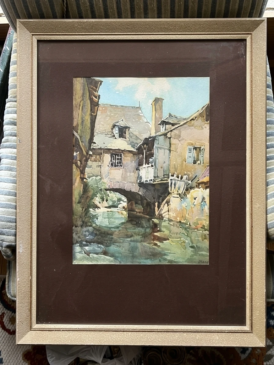 A. Marc Vieux Moulin Framed Print