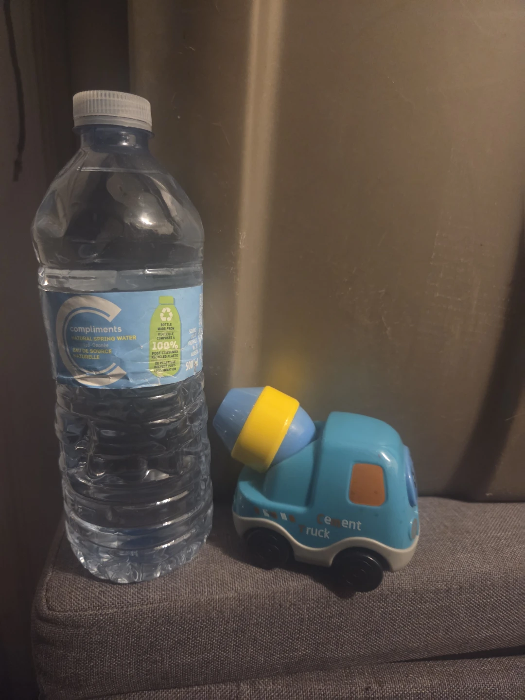 Small Blue Cement Truck Toy