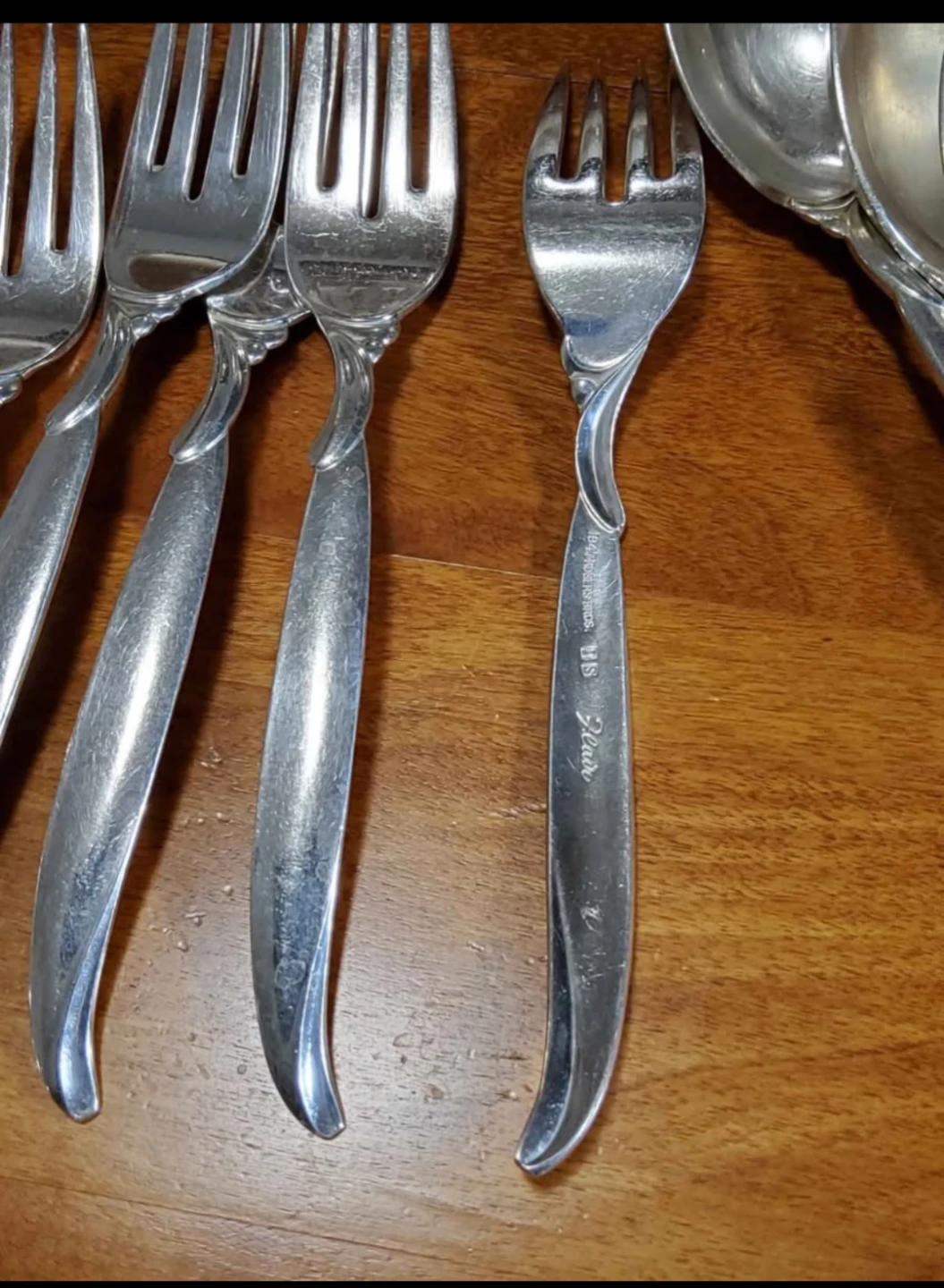 1847 Rogers Bros Flair Silverware Set 39 pcs - photo 3