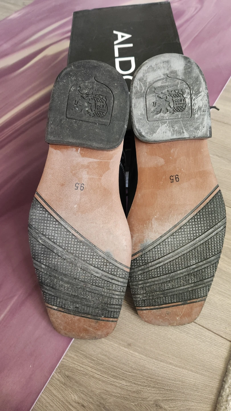 Mens Black Aldo Dress Shoes - photo 3
