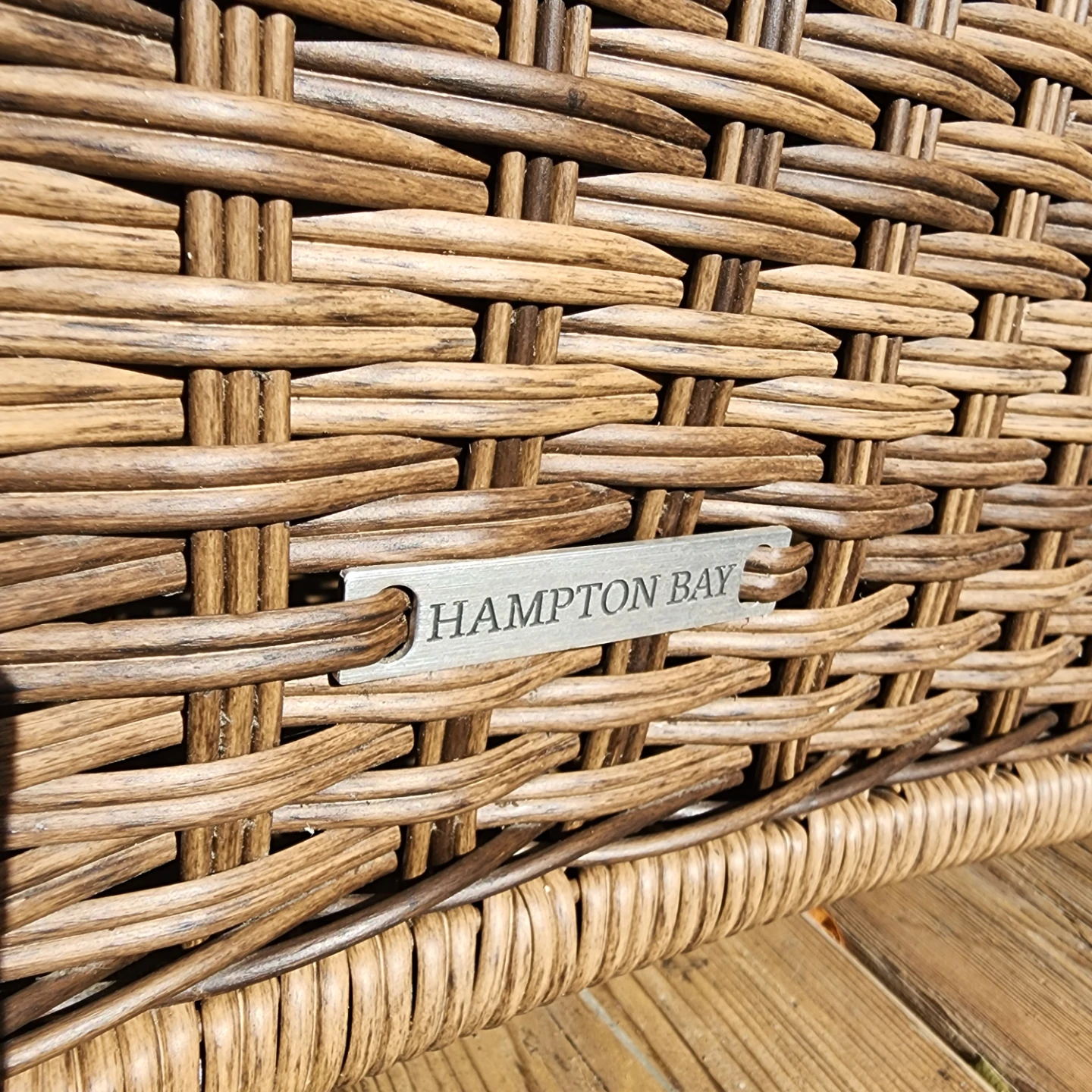 Hampton Bay Wicker Patio Chair - photo 2