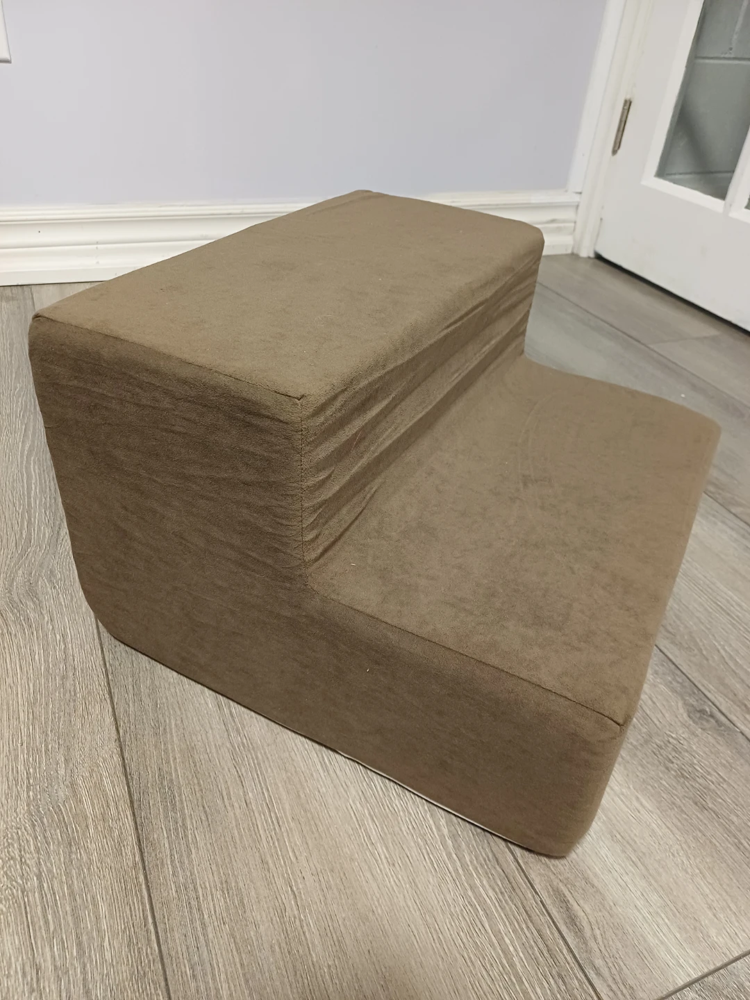 Brown foam pet stairs (2 steps) - photo 5