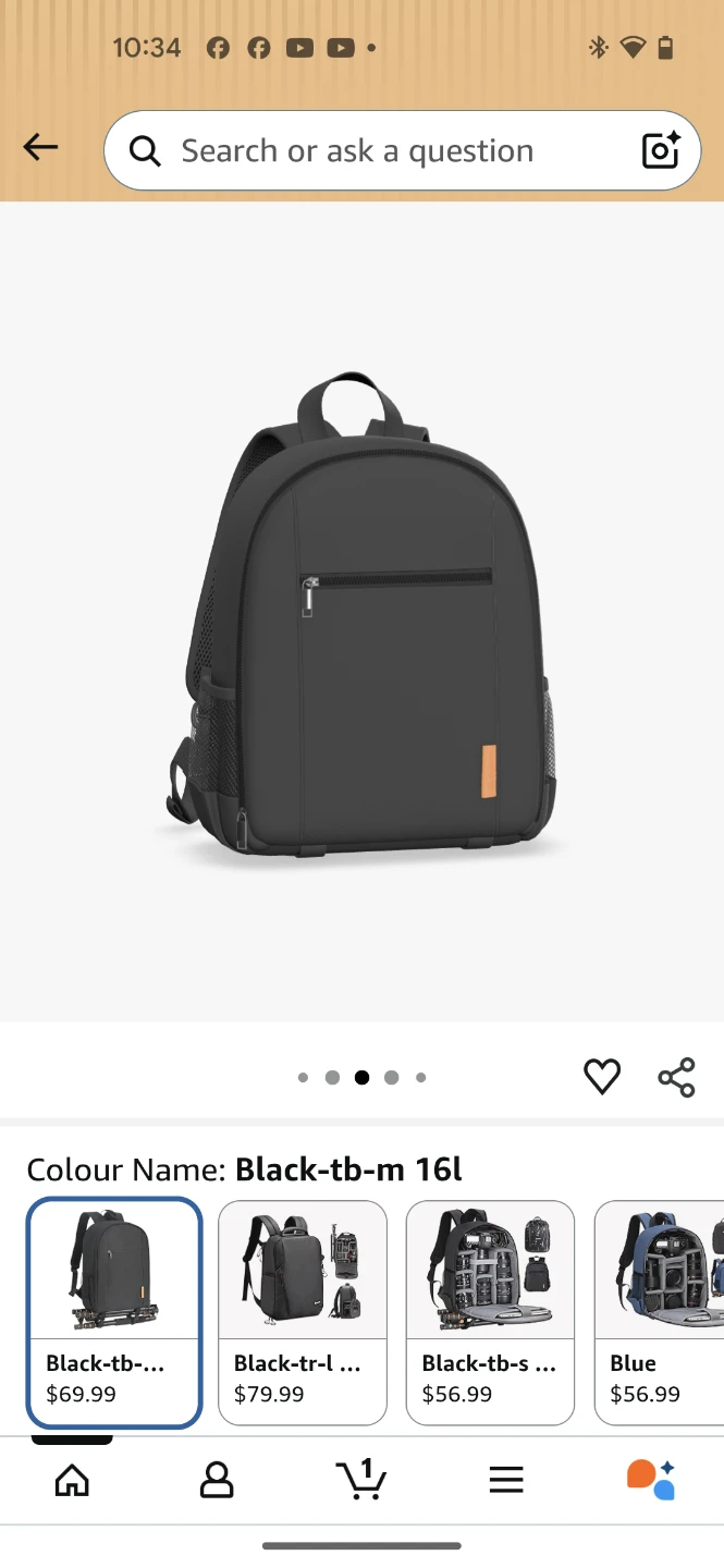 Tarion Compact Camera Backpack 16L - photo 4